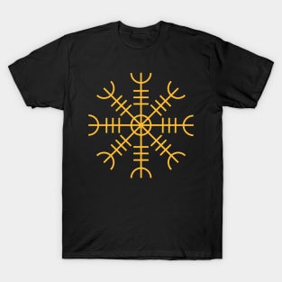 Helm of Awe Gold T-Shirt